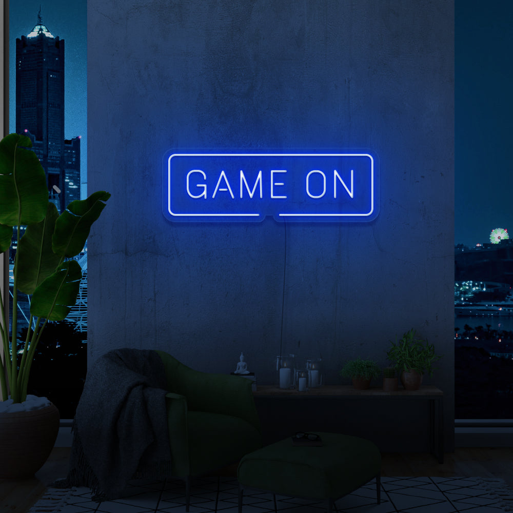 Game On Neon Sign