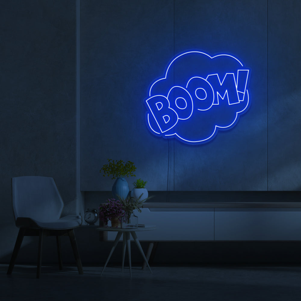 BOOM! Neon Sign