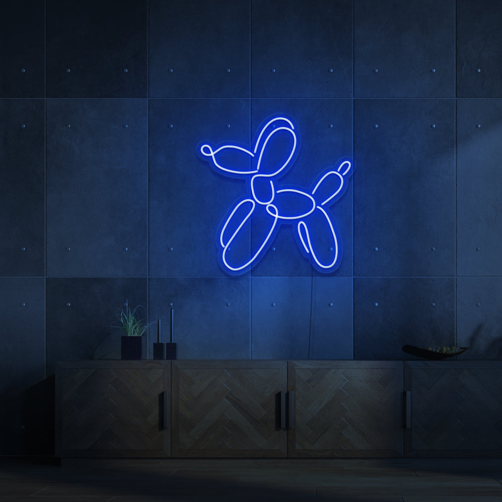 Balloon Dog Neon Sign