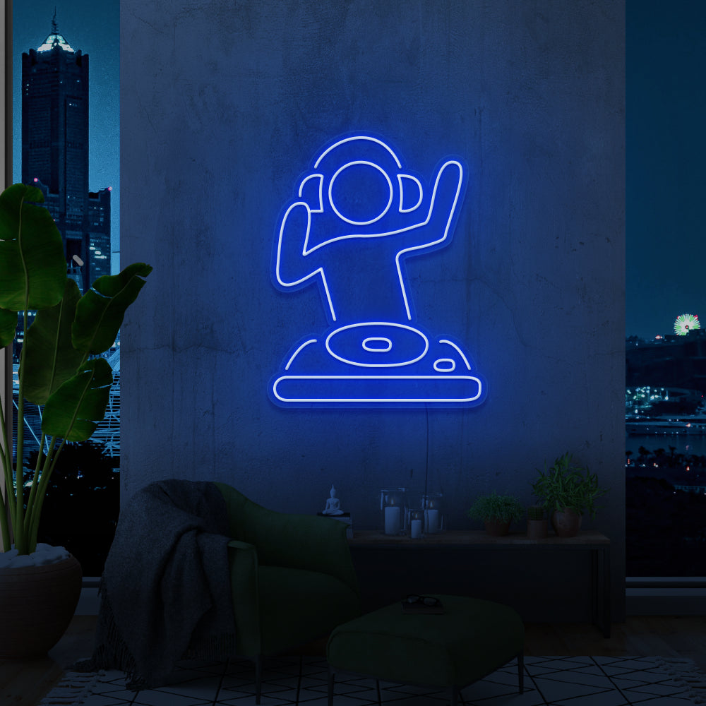 DJ Neon Sign