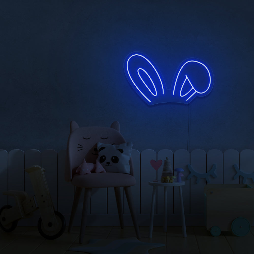 Bunny Ears Neon Sign