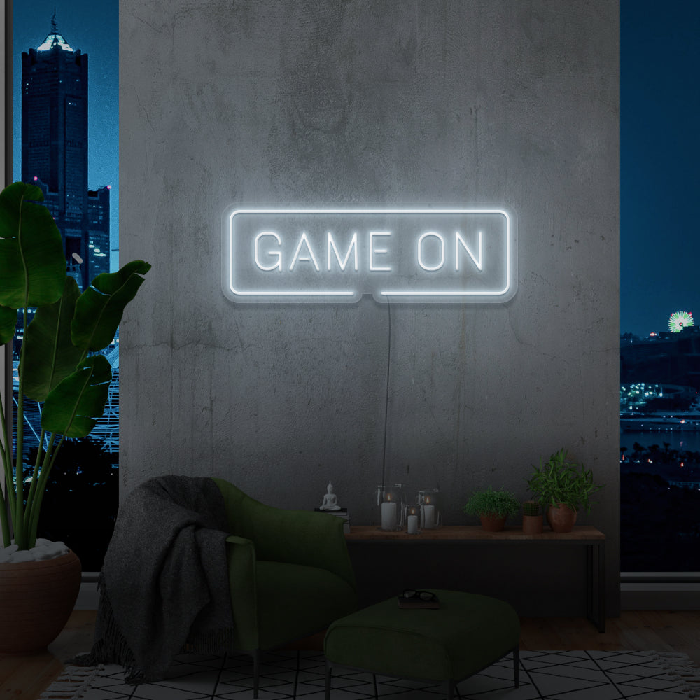 Game On Neon Sign