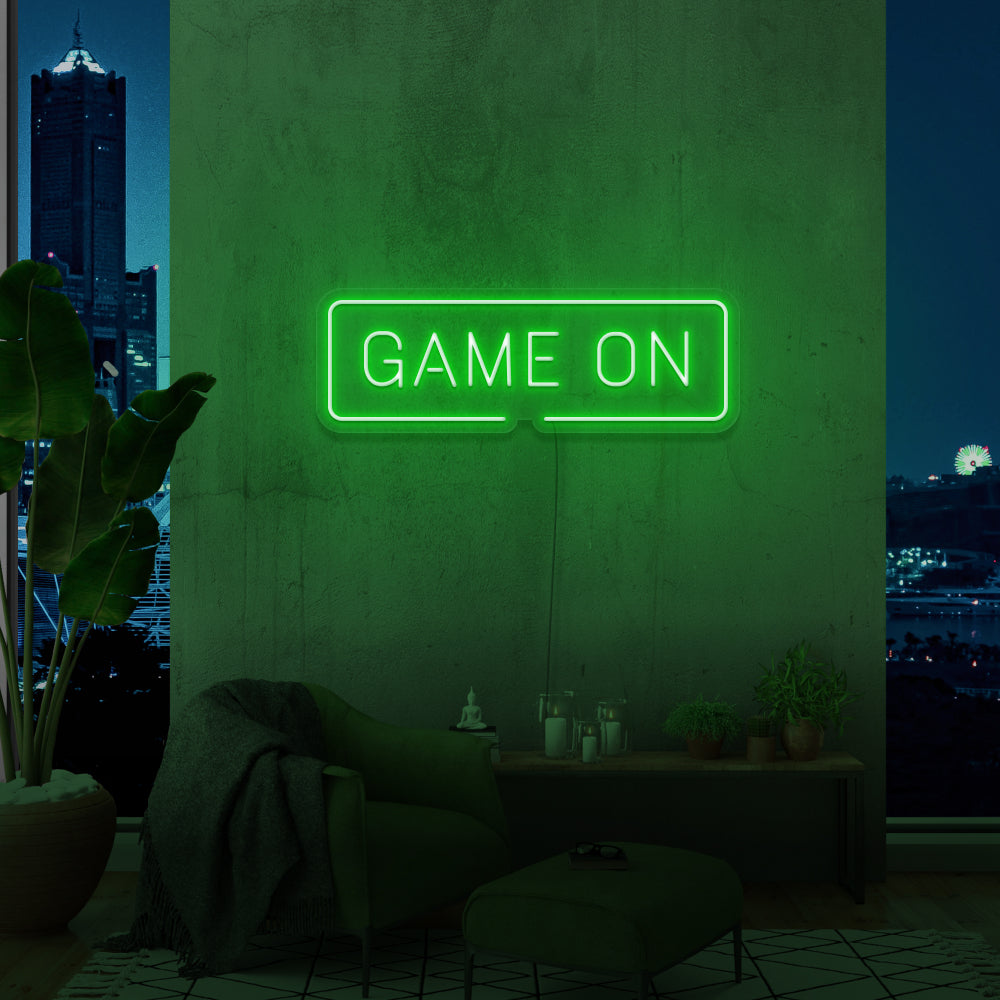 Game On Neon Sign