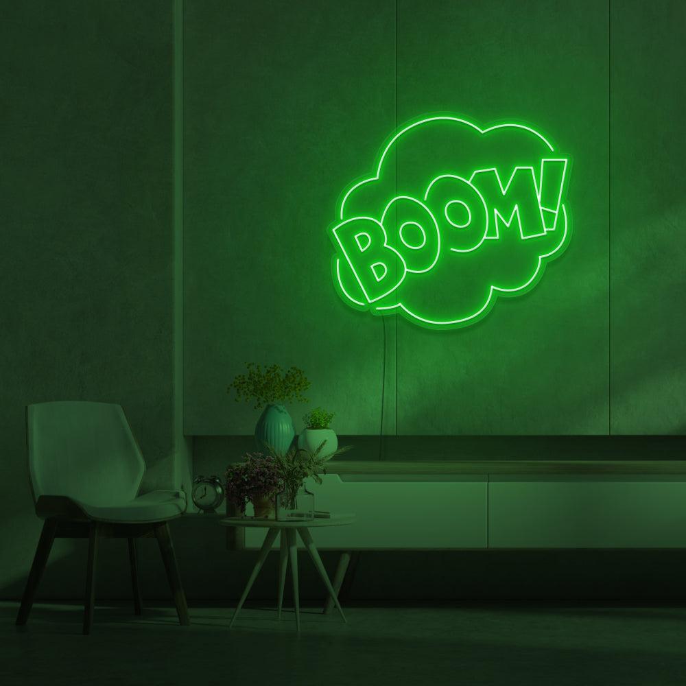 BOOM! Neon Sign