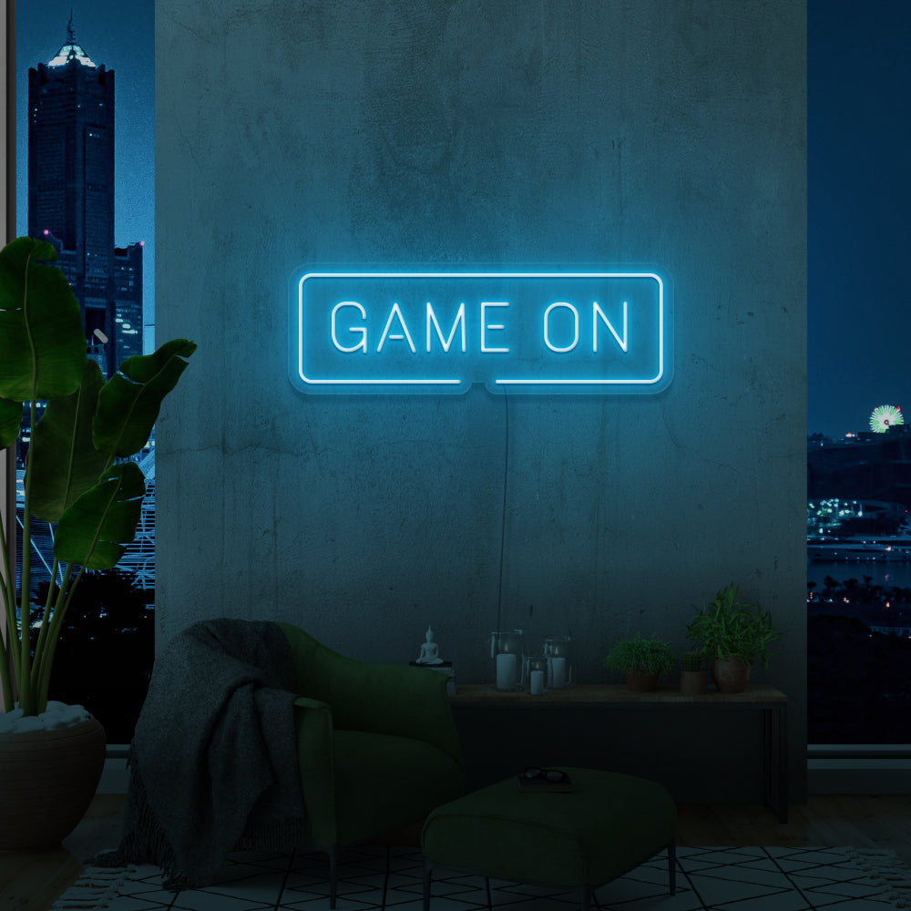 Game On Neon Sign