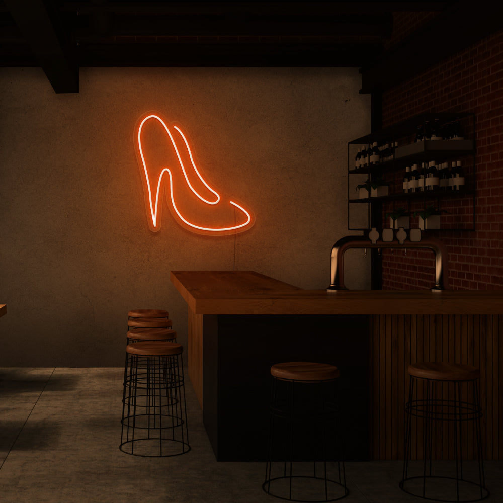 High Heel Neon Sign