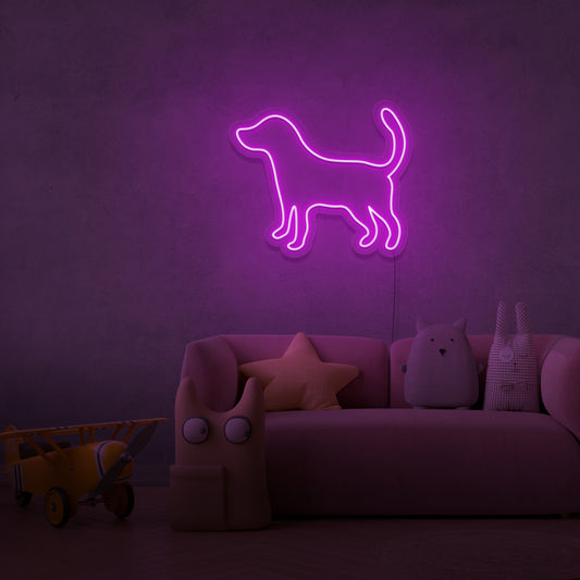 Dog Neon Sign