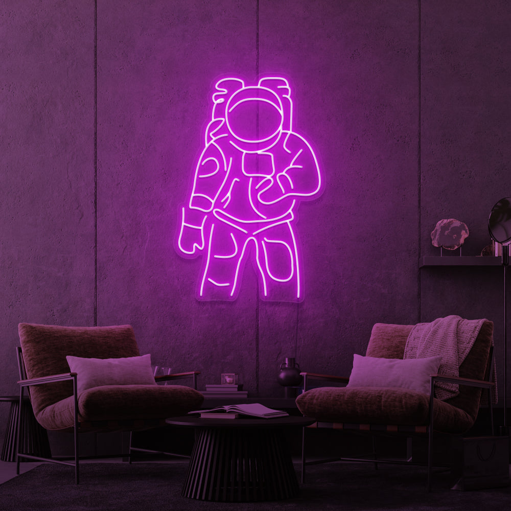 Astronaut Neon Sign