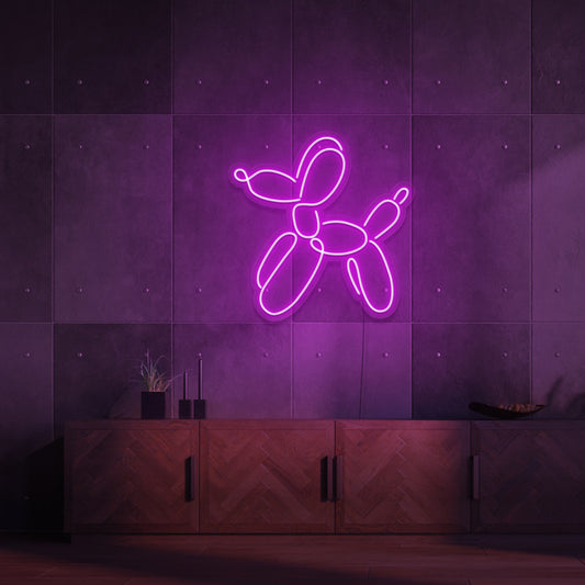 Balloon Dog Neon Sign