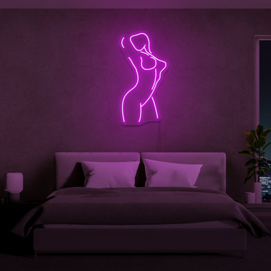 Female Body Neon Sign