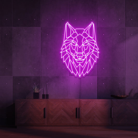 Wolf Neon Sign