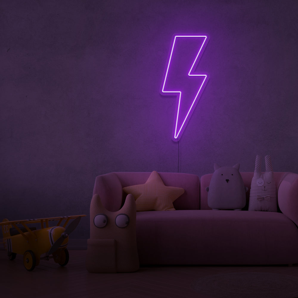 Lightning Bolt Neon Sign