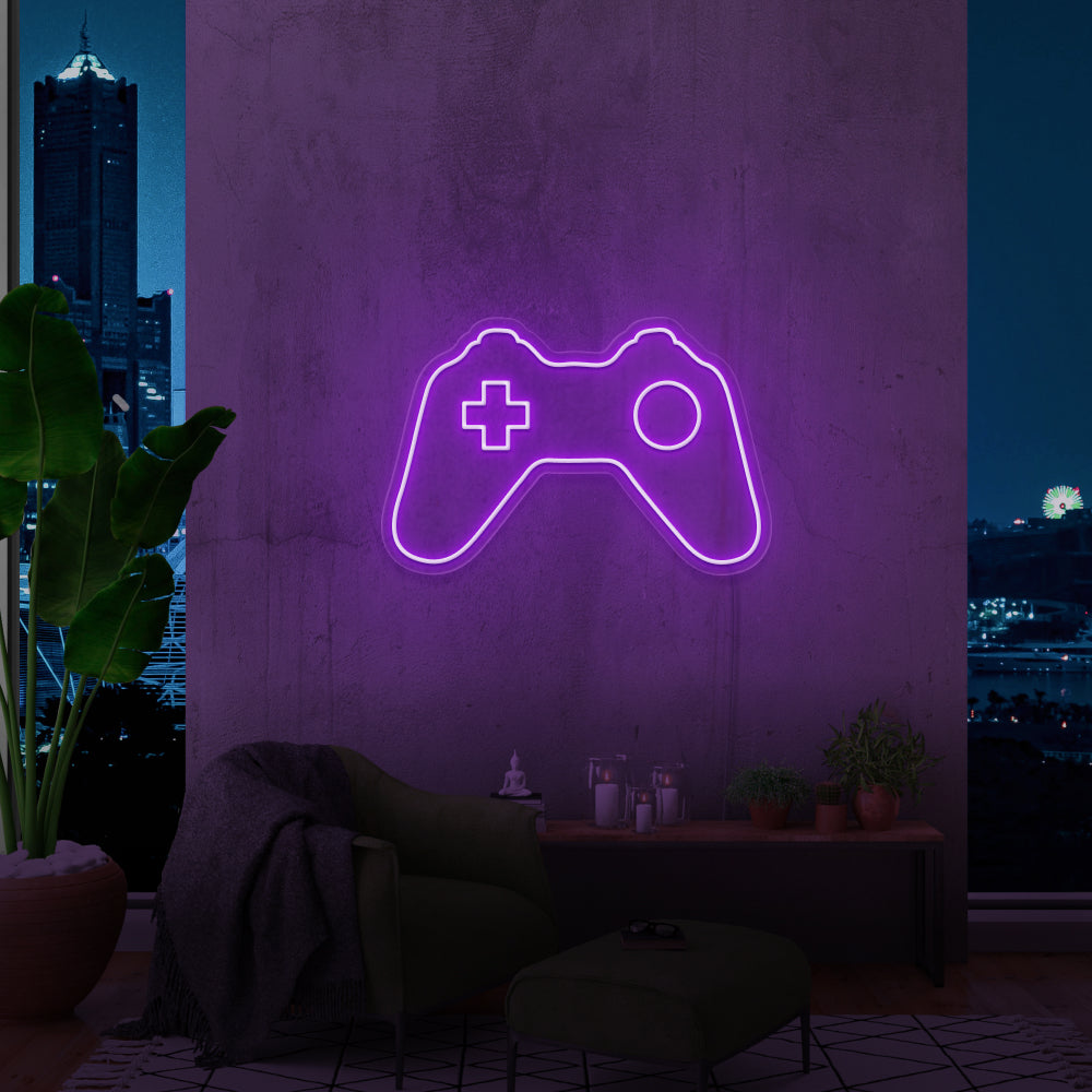 Gaming Controller Neon Sign