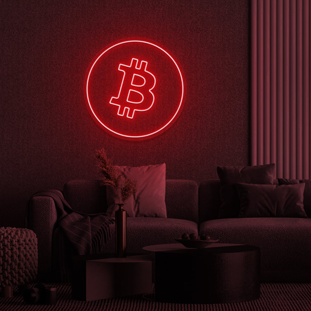 Bitcoin Neon Sign