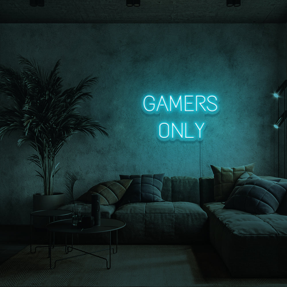 Gamers Only Neon Sign