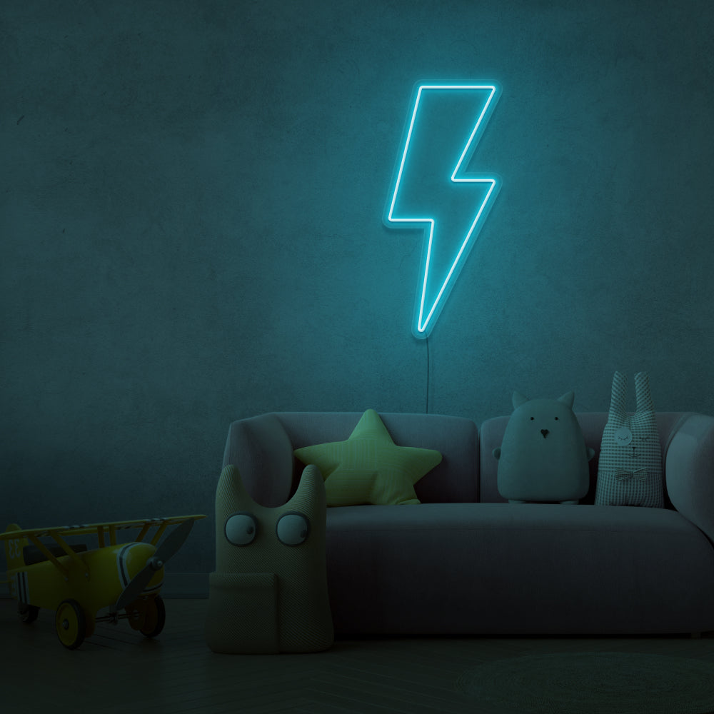 Lightning Bolt Neon Sign