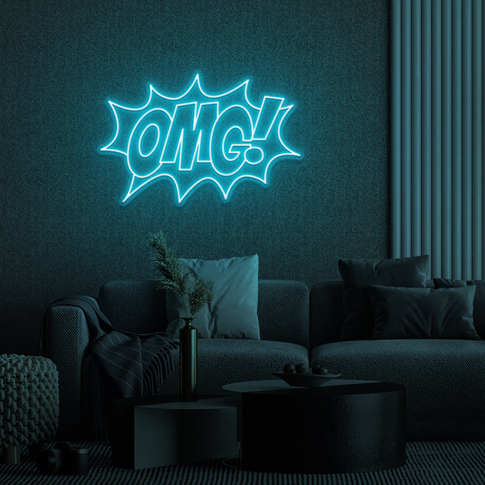 OMG! Neon Sign