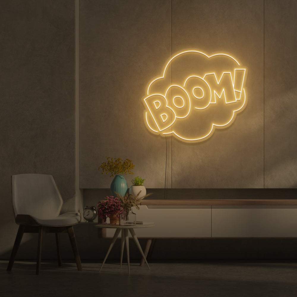 BOOM! Neon Sign