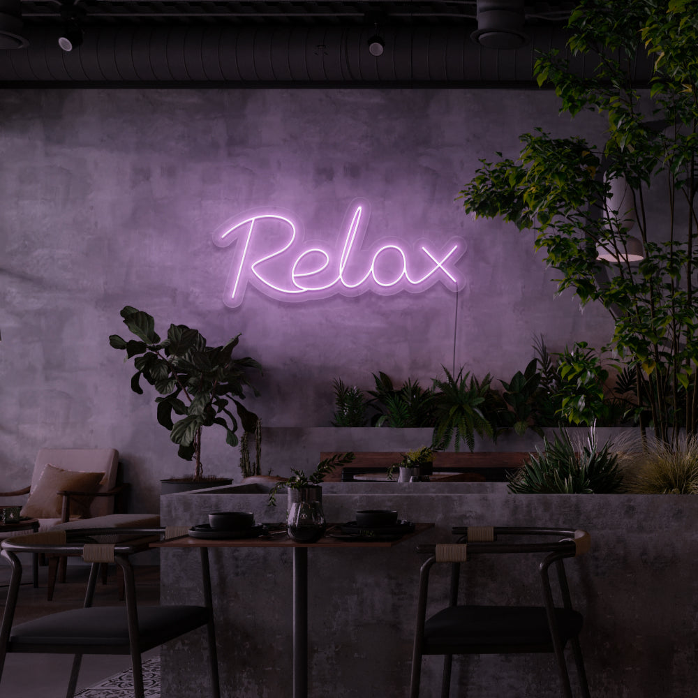 Relax Neon Sign