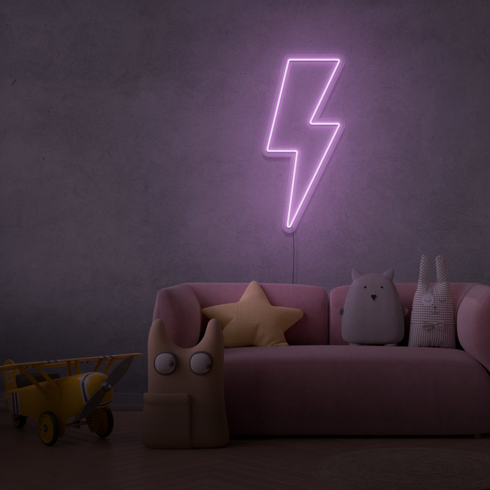 Lightning Bolt Neon Sign