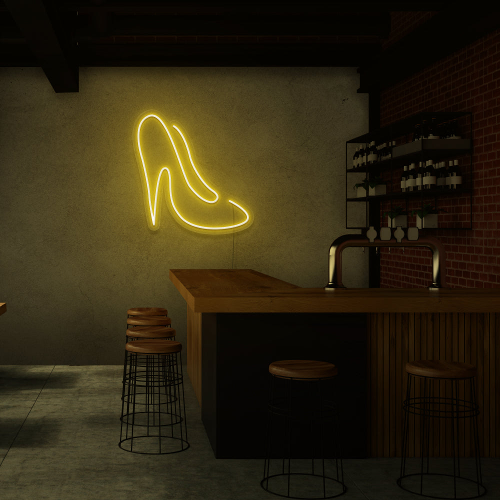 High Heel Neon Sign